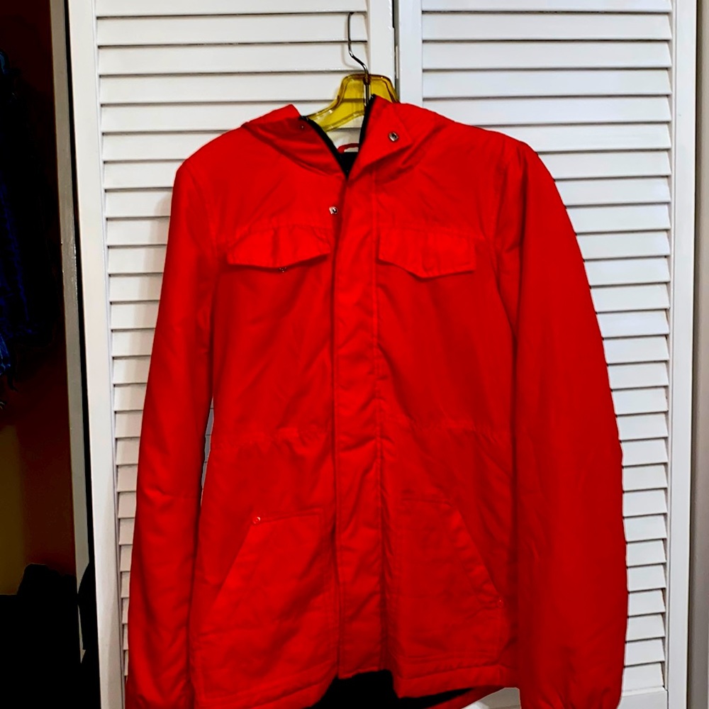 Billabong Hooded Red Women’s Medium Jacket